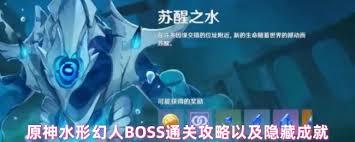 原神水形幻人BOSS隐藏成就如何获取