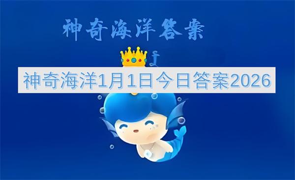 神奇海洋1月1日今日答案2026