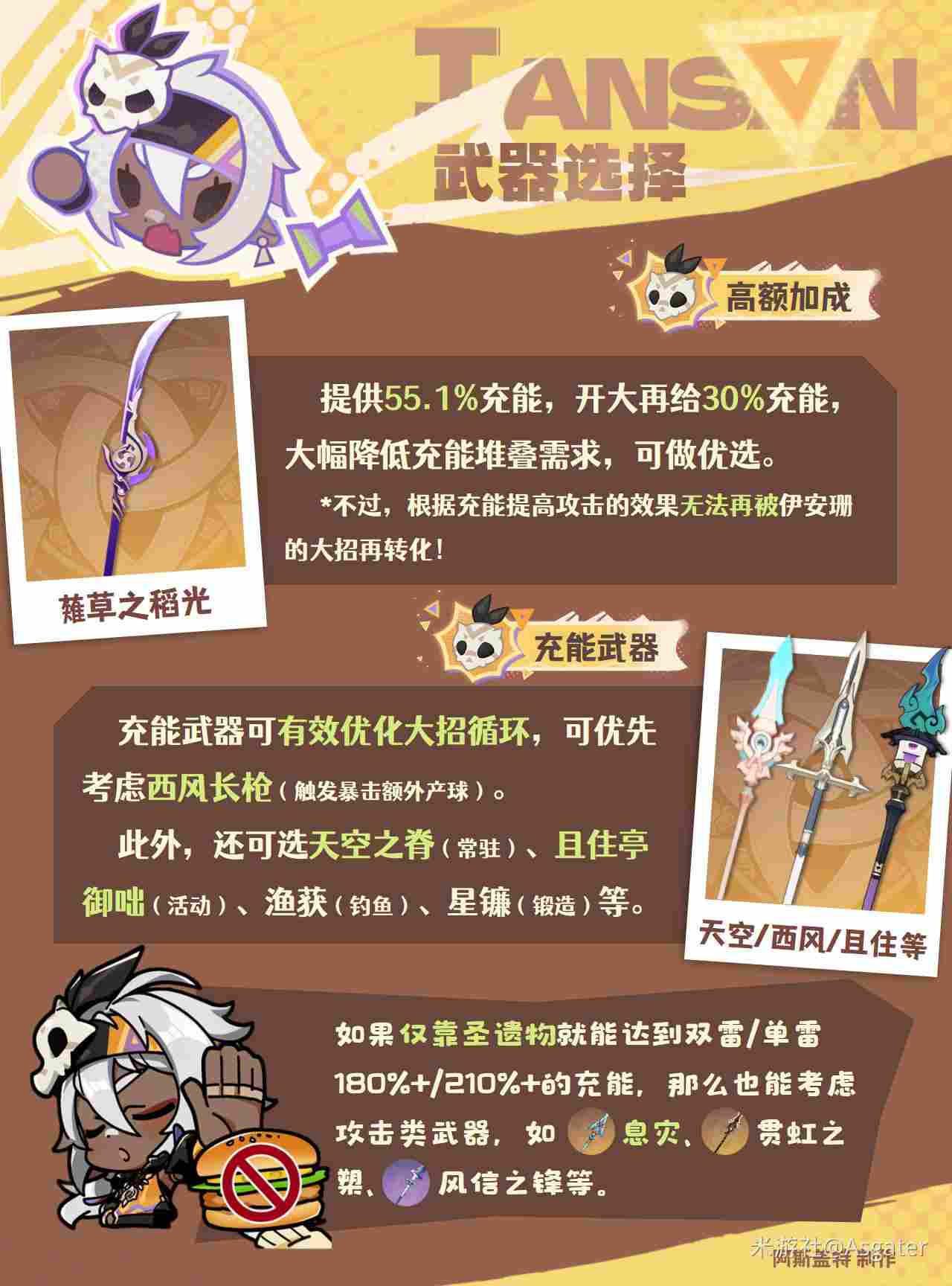 原神2026伊安珊武器选择推荐