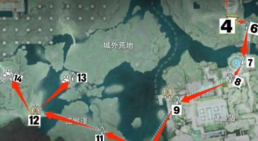 明日方舟：终末地 武陵滑索建造点位分享