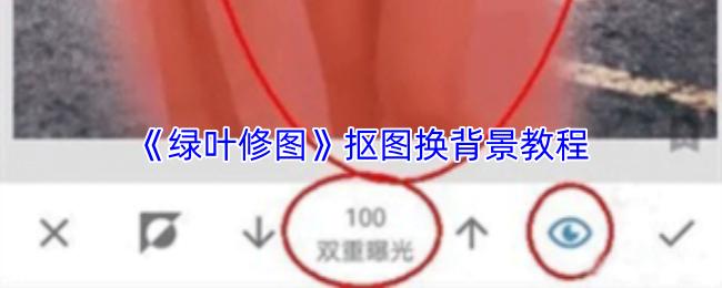 绿叶修图 抠图换背景教程