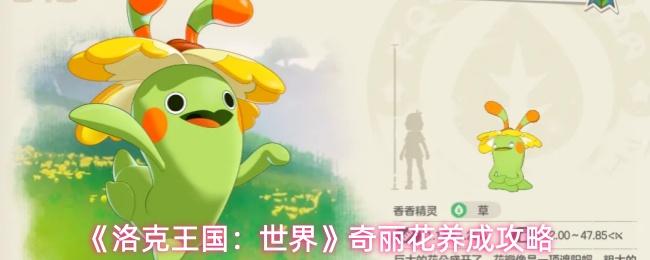 洛克王国：世界 奇丽花养成攻略