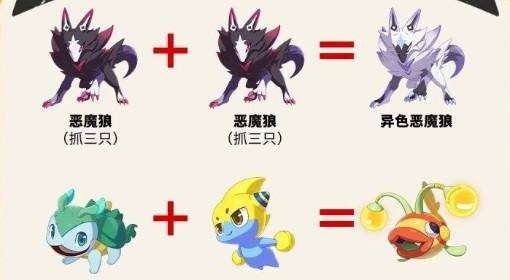 洛克王国：世界 异色合成公式分享