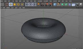 C4D圆环模型如何切掉一半