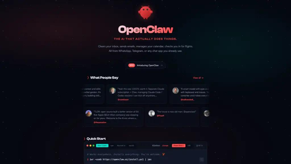 openclaw支持哪些平台