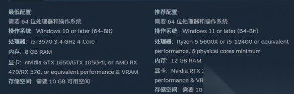 夜之海 游戏配置要求介绍