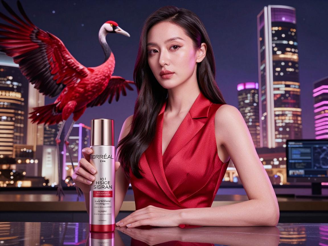 欧莱雅定妆喷雾红鹤陈易欣——打造完美妆容的秘密武器