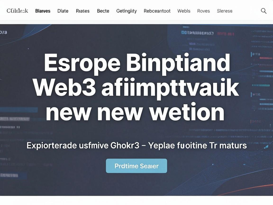 探索币安Web3官网，开启加密货币新纪元
