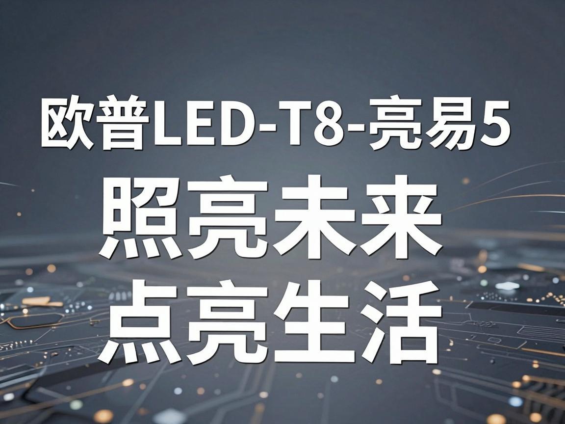 欧普LED T8 亮易5，照亮未来，点亮生活