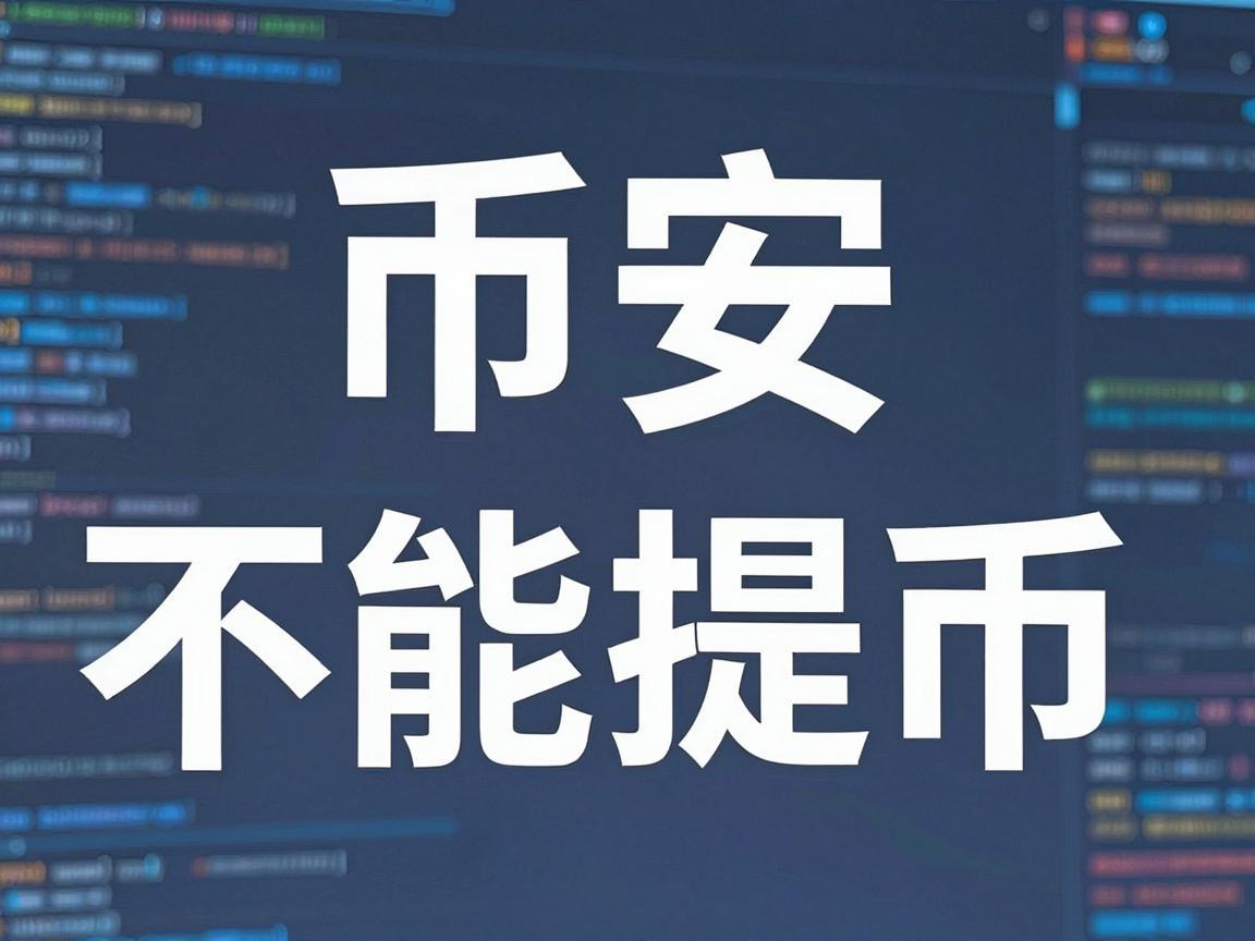 币安不能提币