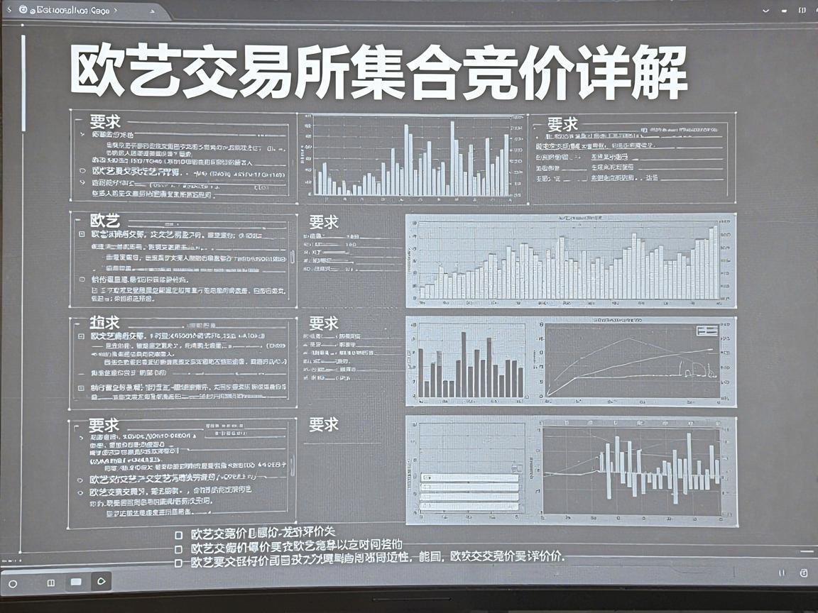 欧艺交易所集合竞价详解