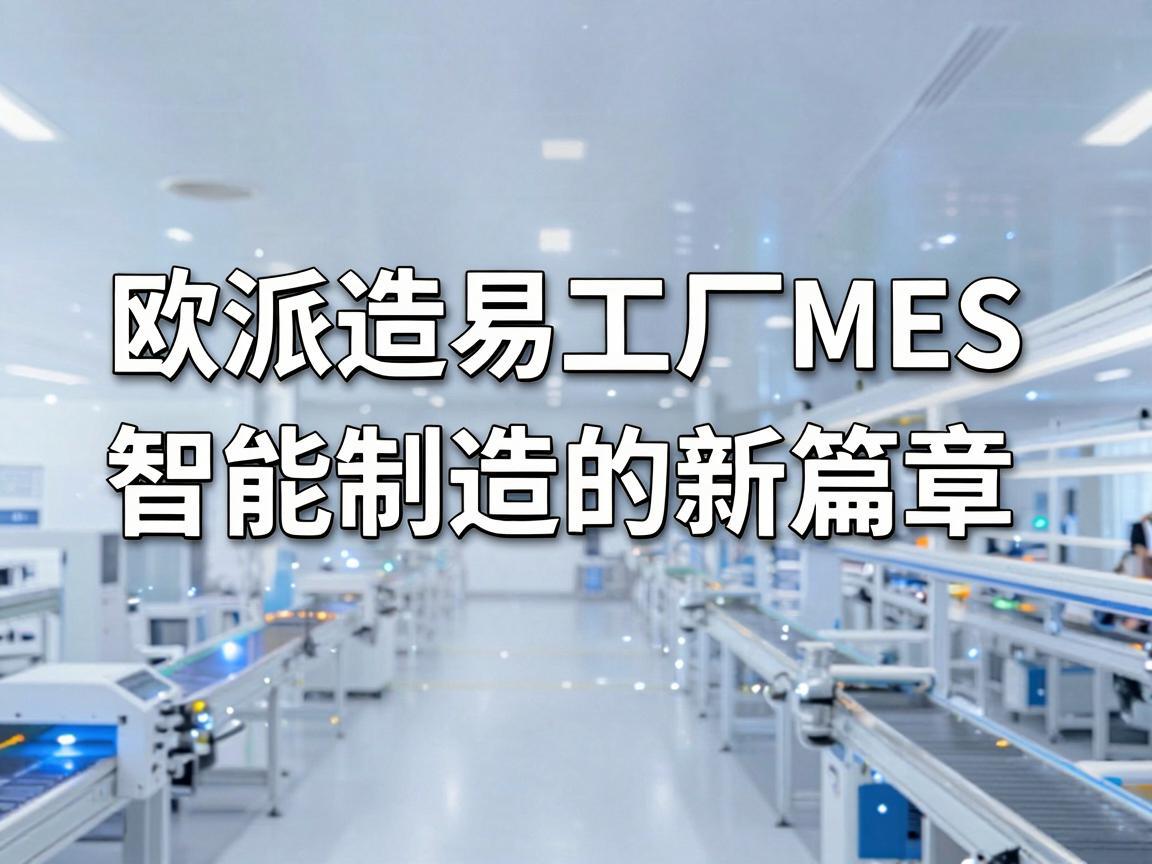 欧派造易工厂MES，智能制造的新篇章