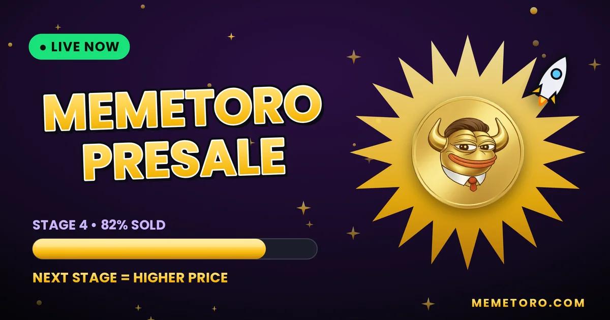 2026年7月加密市场动态：MemeToro AI代理预售强势崛起成头号竞争者