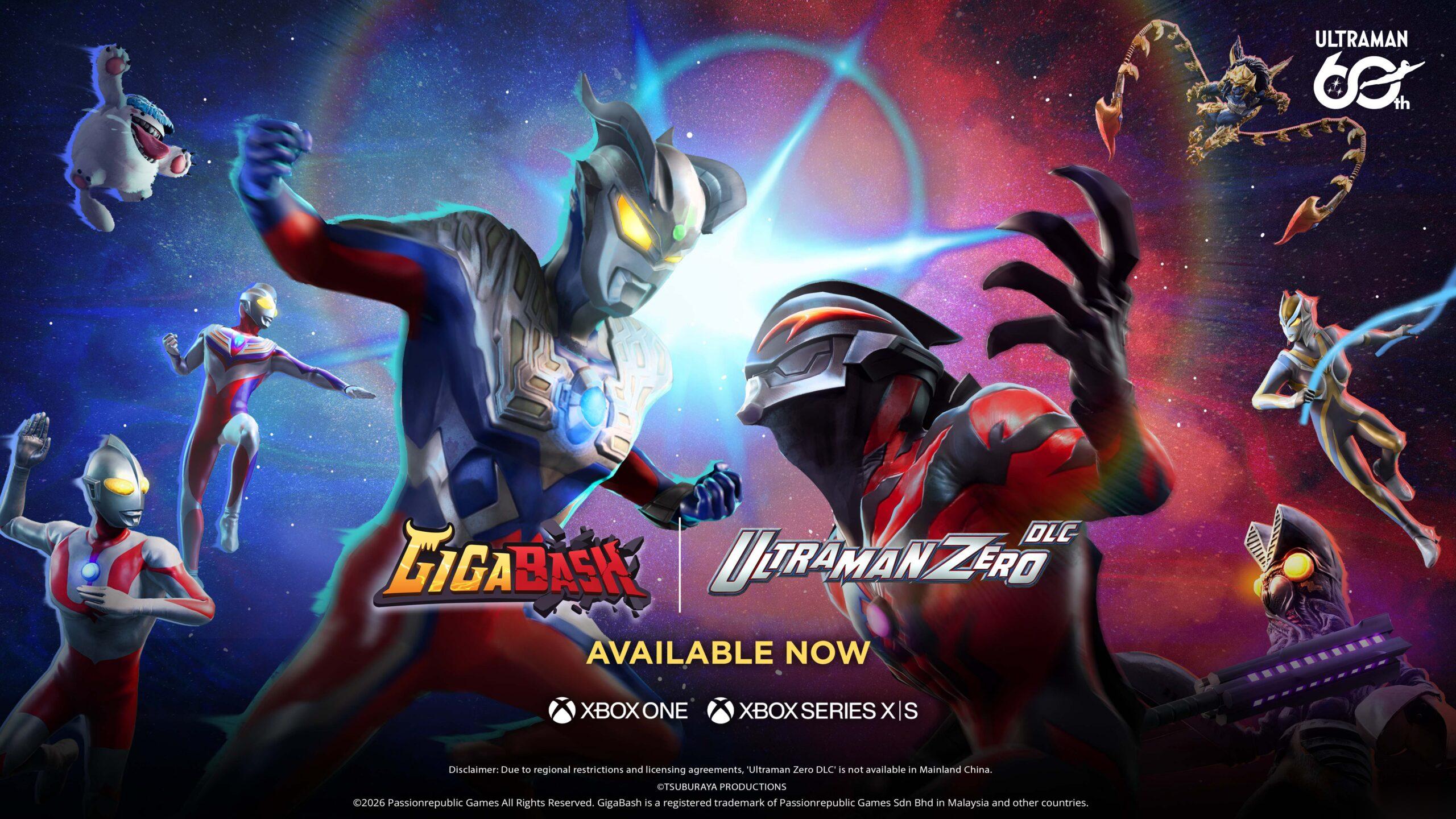 GigaBash 的 GigaBash – Ultraman Zero DLC带来两位新角色 激荡竞争火花
