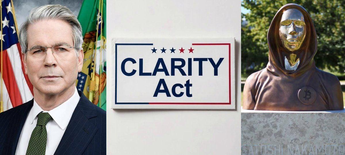 美国财政部长引用中本聪支持CLARITY法案