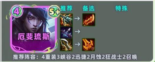 云顶之弈s18厄斐琉斯装备推荐